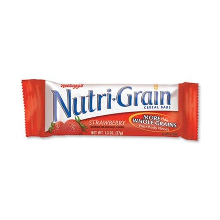 Kelloggs Nutri-Grain Soft Baked Breakfast Bars, Strawberry, 1.3 Oz, 8PK 35902